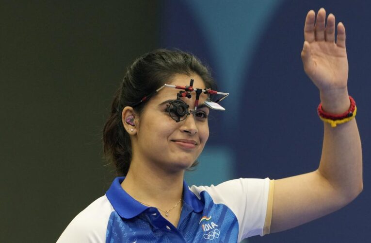 Manu Bhaker finishes fourth in women’s 25m pistol shooting final at Paris Olympics