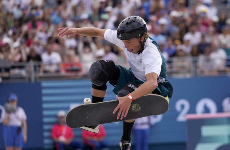 Paris 2024 Olympics: Australia’s Keegan Palmer repeats as Olympic park skateboarding champion at Summer Games