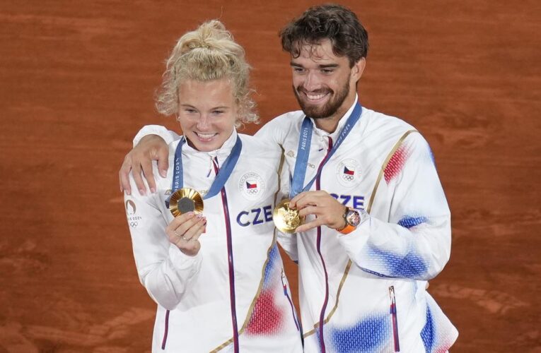 Paris Olympics 2024: Siniakova and Machac, who recently broke up, win mixed doubles gold for the Czechs