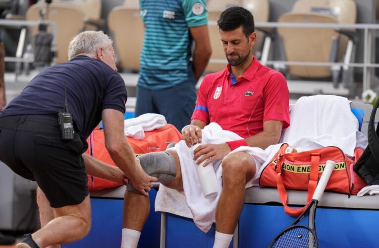 Paris Olympics 2024: Novak Djokovic beats Stefanos Tsitsipas despite knee injury