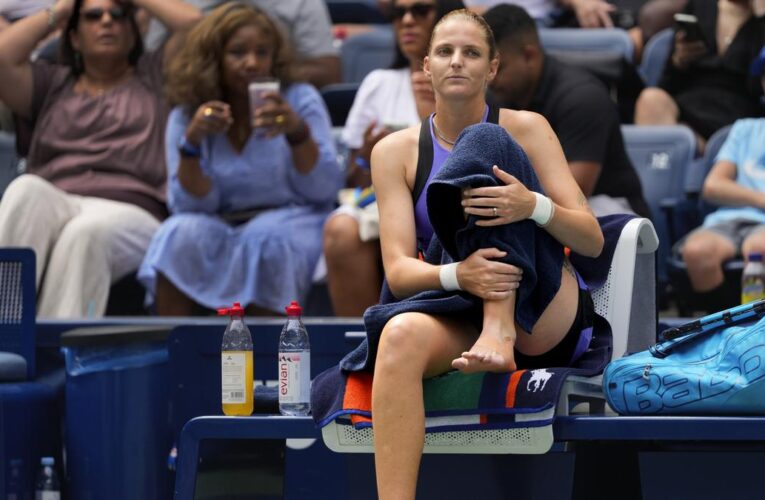 US Open 2024: Pliskova quits second round match after three points