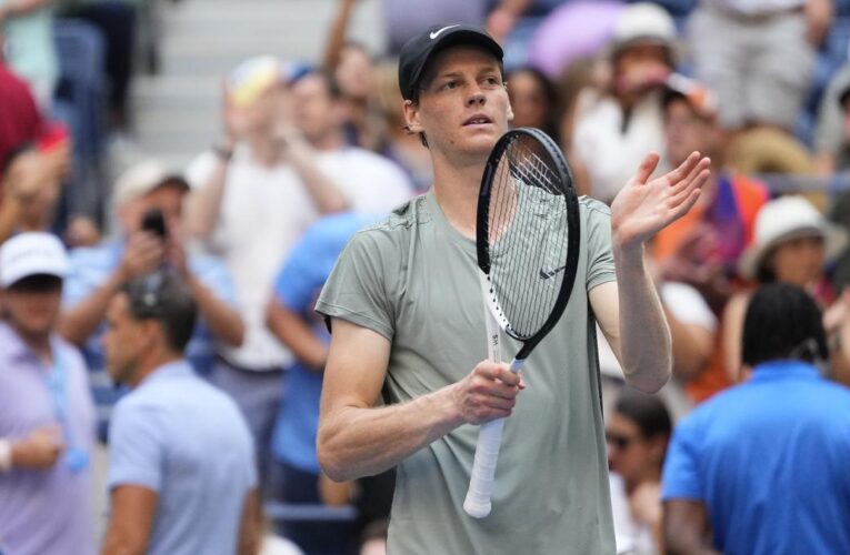 US Open 2024: Jannik Sinner overcomes slow start to reach second round amid doping cloud