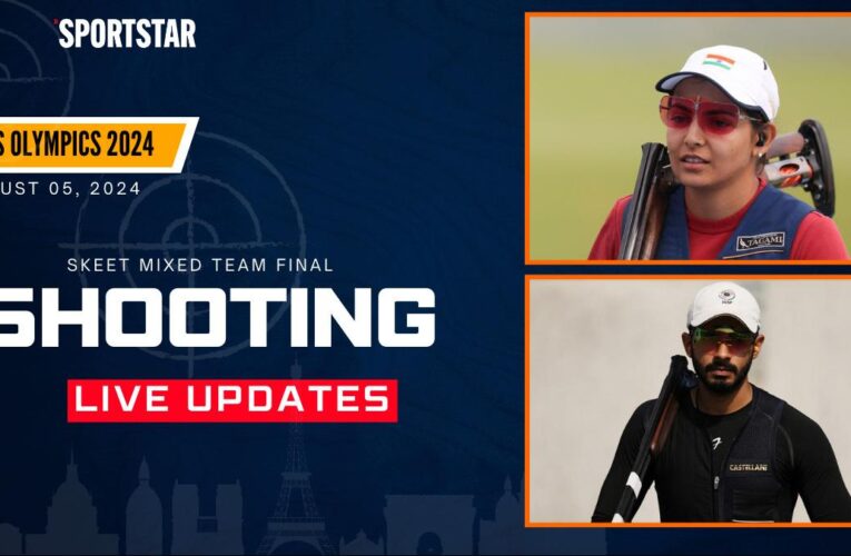 Shooting LIVE Score Updates, Skeet Mixed Team Paris Olympics 2024: India’s Maheshwari Chauhan and Anantjeet Singh in bronze medal match against China