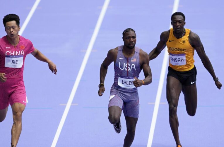 Paris Olympics: Noah Lyles closes strong to advance in first round of 100m; rival Kishane Thompson cruises