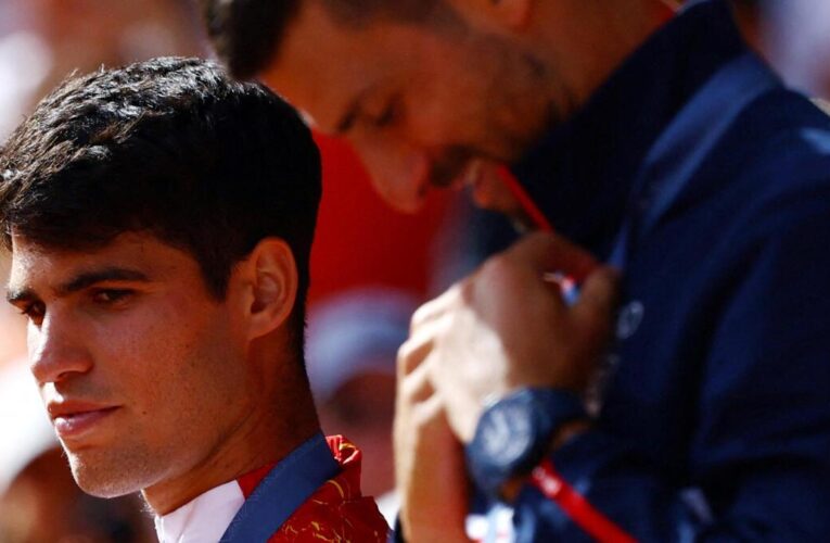 Paris 2024 Olympics: Alcaraz says pressure of playing for Spain got to him in loss to Djokovic in Olympics final