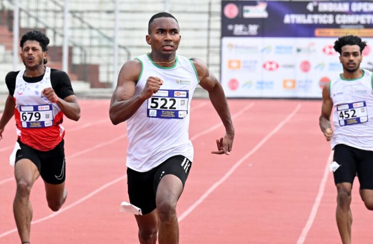 Indian Open U-23: Animesh Kujur secures first sprint double gold, betters own meet record in 200m