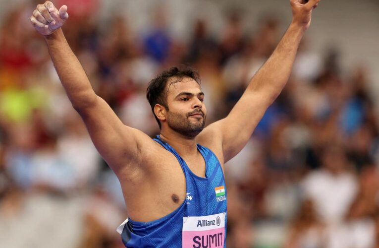 Paris 2024 Paralympics: Sumit Antil defends gold medal in men’s javelin throw F64 with 70.59m, betters his own Paralympic Record