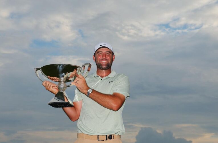 Scottie Scheffler caps off record season with FedEx Cup title and $25 million bonus