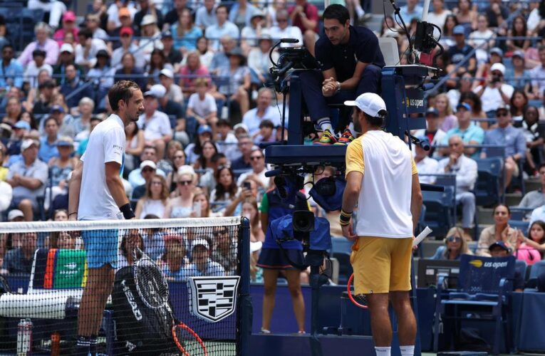 US Open 2024: Fire alarm briefly stops fourth-round matches, Hawkeye affected