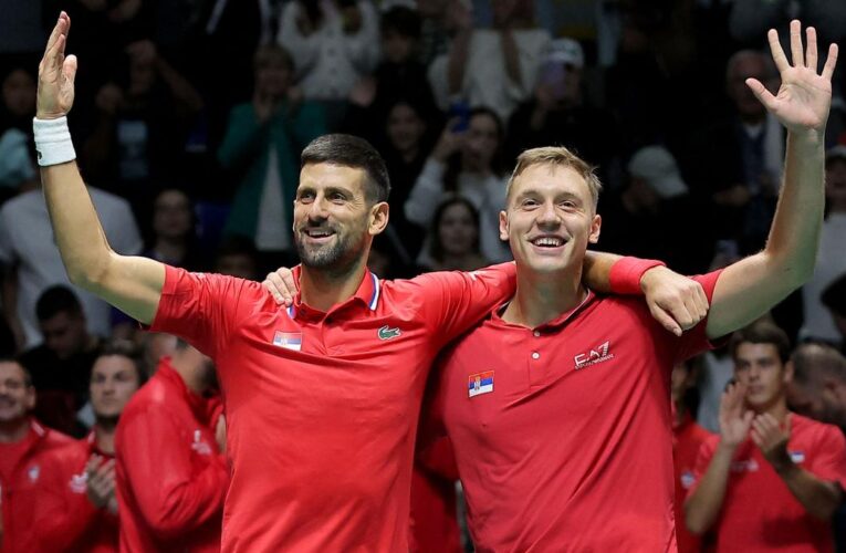 Doubles win for Novak Djokovic secures Serbia’s Davis Cup status