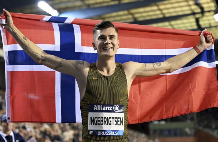 Ingebrigtsen set to make half-marathon debut two days after 1,500m win at Brussels Diamond League