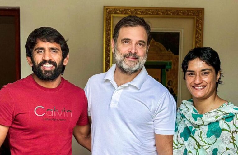 Vinesh Phogat, Bajrang Punia join political party Congress ahead of Haryana Assembly Election