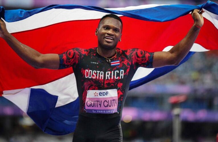 Paris Paralympics: Costa Rica’s Guity wins T64m 100m race in record time