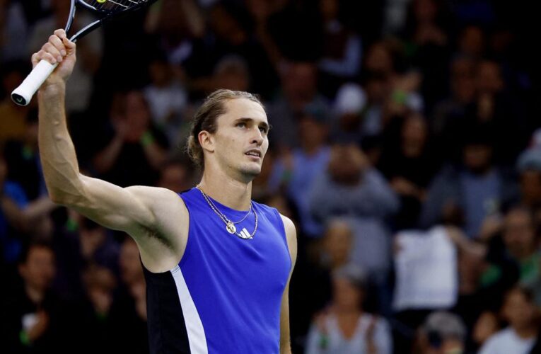 Paris Masters 2024: Zverev defeats Griekspoor, Medvedev knocked out in second round