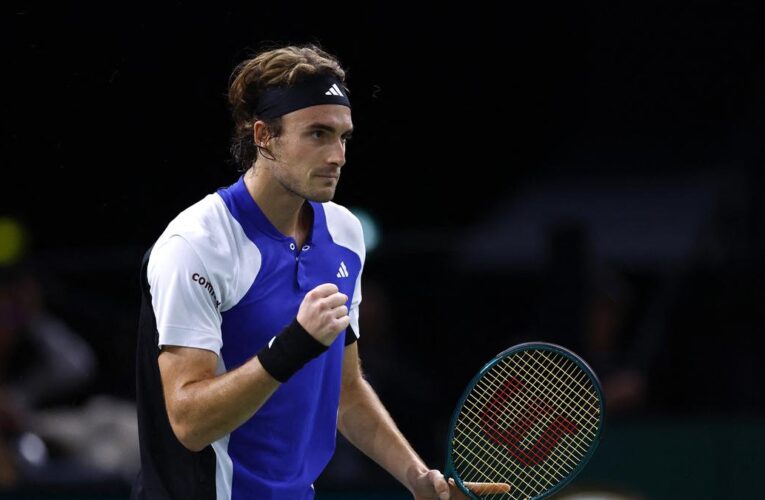 Paris Masters 2024: Tsitsipas keeps ATP Finals hopes alive with gritty win against Cerundolo