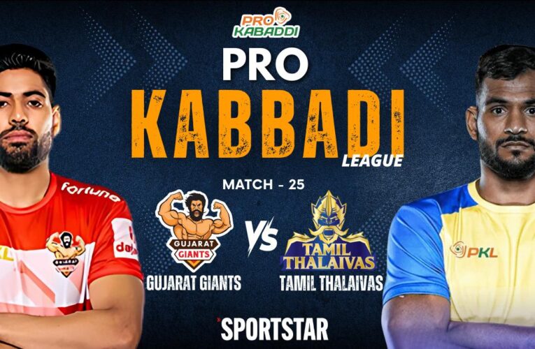 Pro Kabaddi League LIVE Score, PKL 2024: Gujarat Giants 0-0 Tamil Thalaivas; UP Yoddhas vs Haryana Steelers later