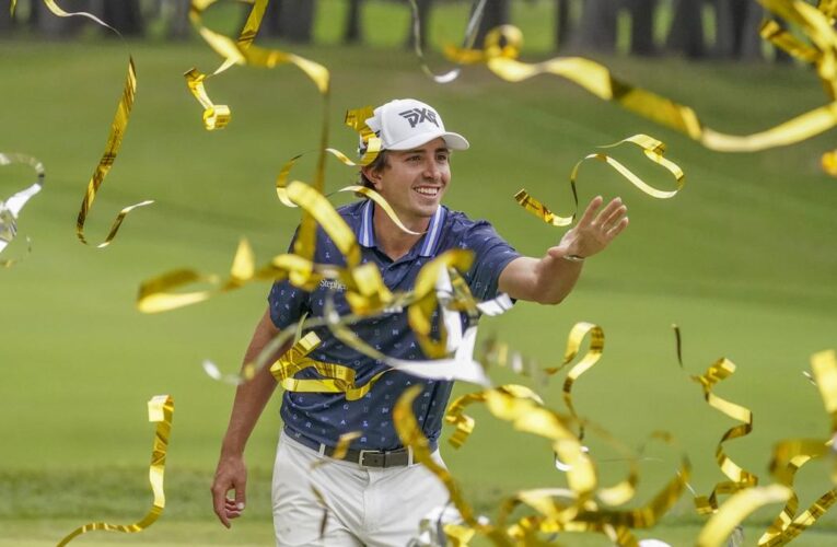 Nico Echavarria claims the Zozo Championship for his second PGA Tour victory