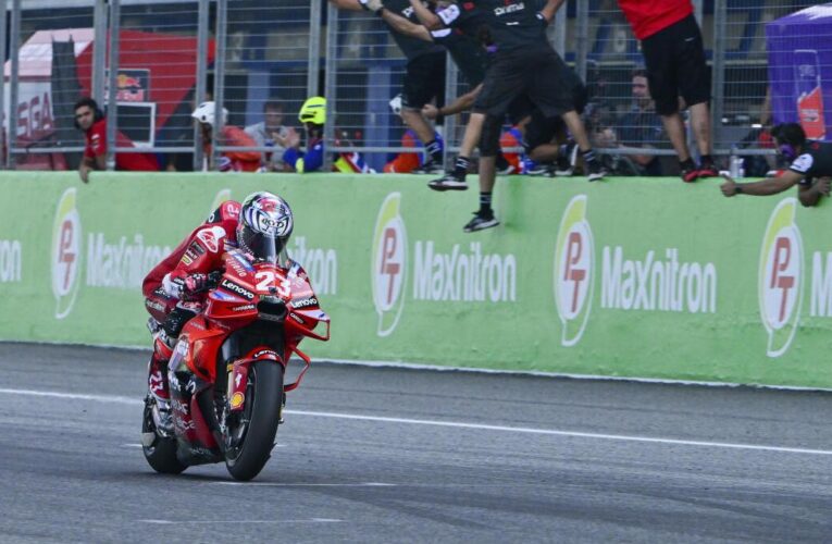 Thailand MotoGP: Ducati’s Bastianini claims sprint victory at