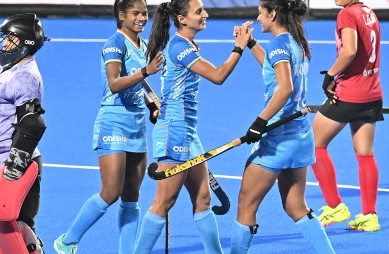 Women’s Asian Champions Trophy 2024: India continues victory march with a 13-0 goalfest against Thailand