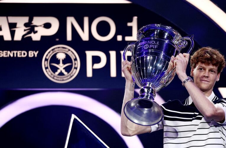 ATP Finals: Jannik Sinner awarded year-end No. 1 trophy in front of home fans