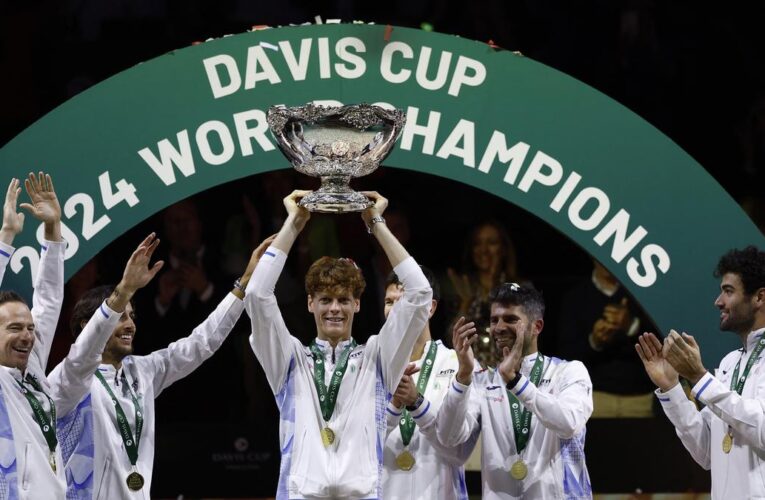 Davis Cup: Jannik Sinner leads Italy past Netherlands for its second consecutive title