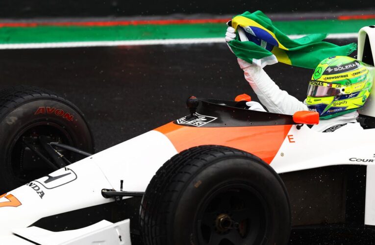 Lewis Hamilton drives Senna’s car before Brazilian Grand Prix, regrets he can’t drive it at race