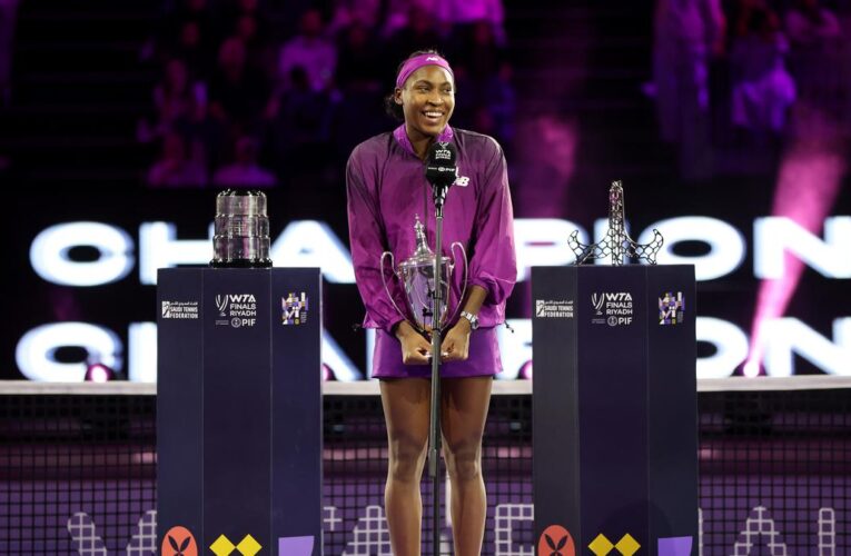 WTA Finals: Gauff beats Zheng to clinch title, becomes youngest champion since Sharapova