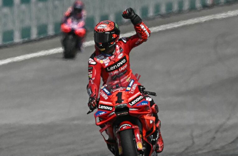 Malaysian MotoGP 2024: Bagnaia wins at Sepang to keep title hopes hanging by thread