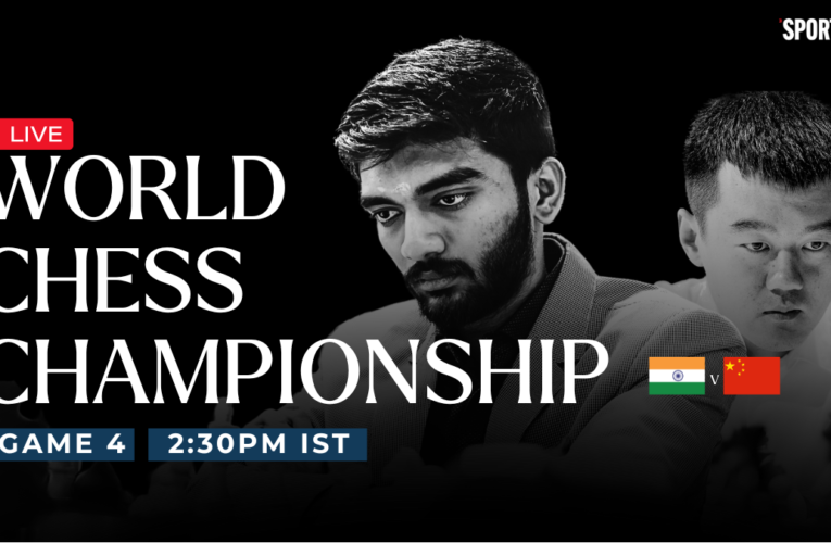 Gukesh vs Ding Liren Live Updates, Game 4 World Chess Championship: Both players use nearly 1 hour for 14 moves; Series level at 1.5 points apiece