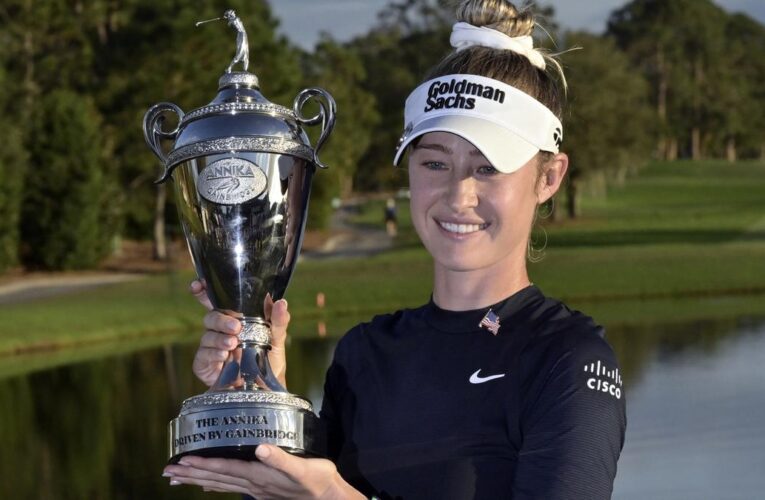 LPGA: Nelly Korda makes late push, wins 7th title of year