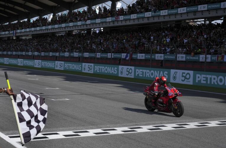 Motorsports weekend wrap: Verstappen snaps winless run; MotoGP 2024 finale heats up