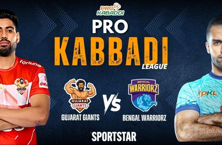 PKL 2024 Live Score: Gujarat Giants takes on Bengal Warriors; Patna Pirates clash against Haryana Steelers