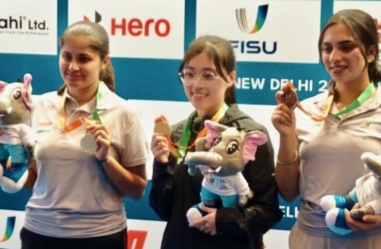 World University shooting c’ship: India wins team gold; Aakash and Palak bag silver