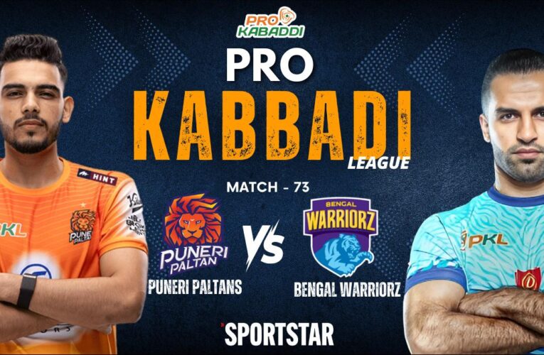 Pro Kabaddi League LIVE score, PKL 2024: Bengal Warriorz faces Puneri Paltan at 8 PM; Patna Pirates vs UP Yoddhas later