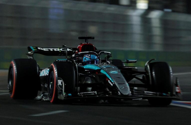 Las Vegas GP 2024: Russell on pole, Verstappen ahead of Norris