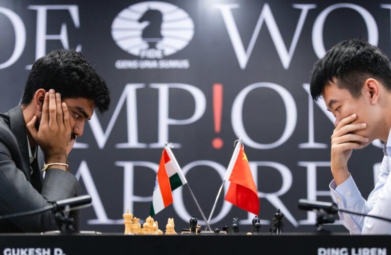 World Chess Championship 2024: Gukesh, Ding Liren play out draw in Round 7