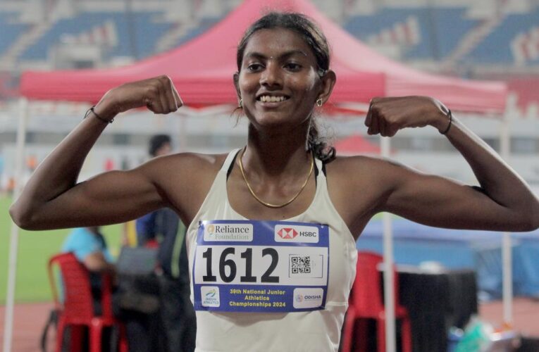 Accidental sprinter Abinaya Rajarajan eyes the big leagues after record-breaking junior run