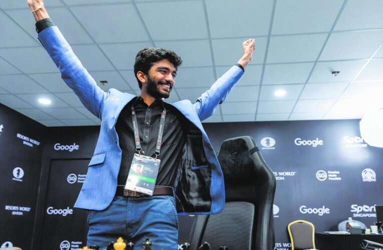 Who was part of D. Gukesh’s team for his World Chess Championship win against Ding Liren?