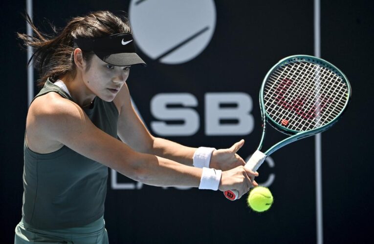 Raducanu pulls out of Australian Open warmup tournament with back niggle