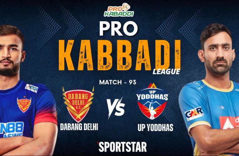 Pro Kabaddi League LIVE Score, PKL 2024: Dabang Delhi takes on UP Yoddhas at 8; Jaipur Pink Panther vs U Mumba later