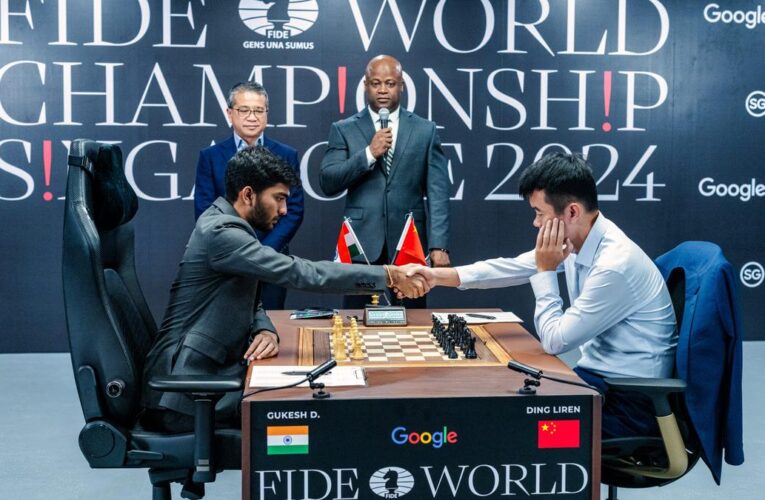 World Chess Championship 2024, Game 9 Live Streaming Info: When, where to watch Gukesh vs Ding Liren eighth round?