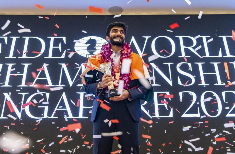 Gukesh savours coronation at 18 after dethroning Ding Liren at World Chess Championship