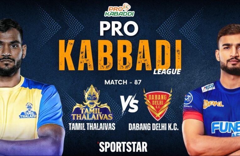 Pro Kabaddi League LIVE Score PKL 2024: Starting 7 out as Tamil Thalaivas in action vs Dabang Delhi at 8pm; Bengal Warriorz looks to end losing streak against Patna Pirates