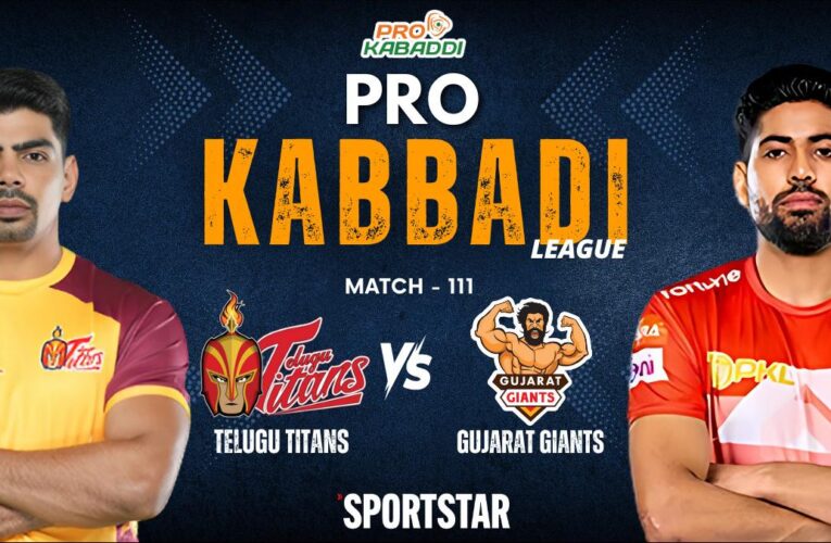 Pro Kabaddi League LIVE Score PKL 2024: Telugu Titans 21-24 Gujarat Giants in action; Dabang Delhi KC vs table-topper Haryana Steelers at 9pm