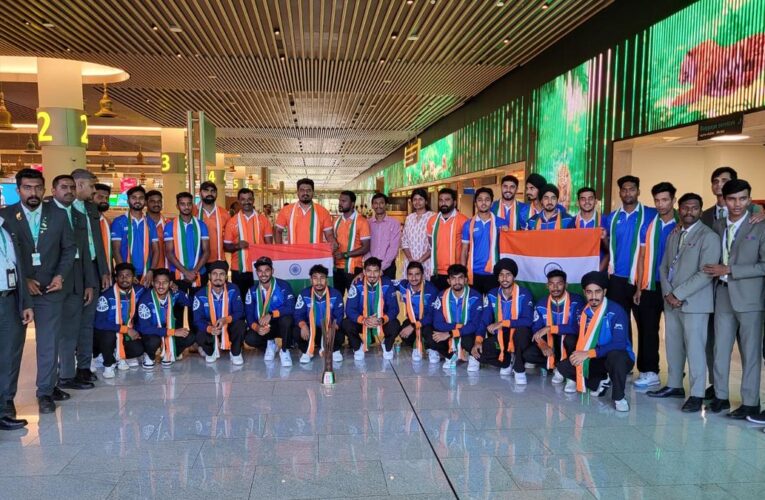 India returns to Bengaluru after Junior Asia Cup triumph, eyes World Cup at home