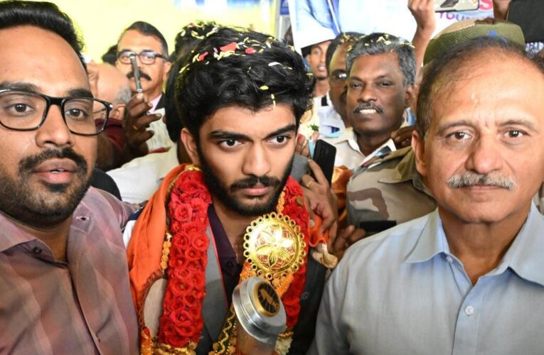 World Chess Champion Gukesh receives hero’s welcome in Chennai amid chaos and hysteria