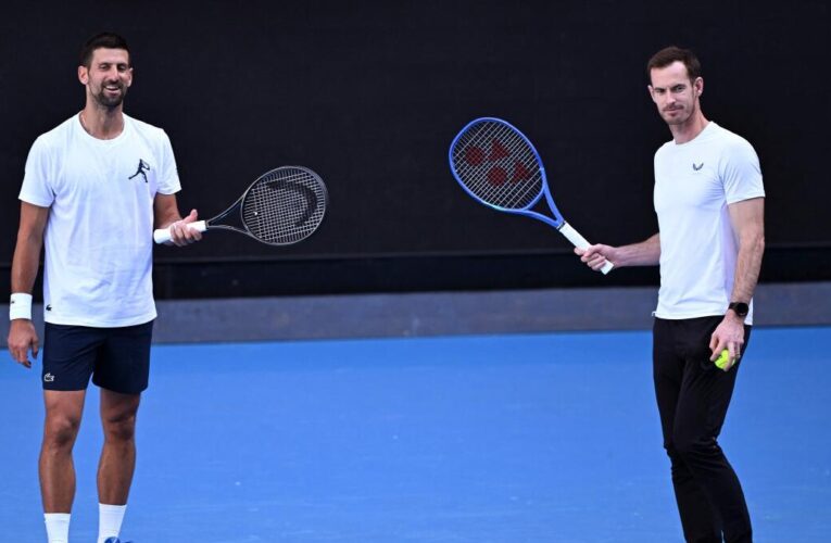WATCH: Coach Murray looks on as Djokovic gears up ahead of Australian Open 2025