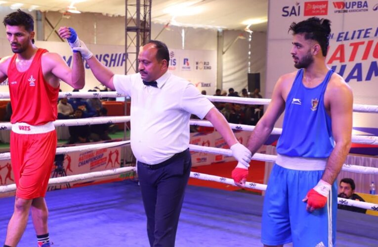 Lakshya Chahar leads Services’ Charge on Day 3 of Elite Men’s National Boxing Championship