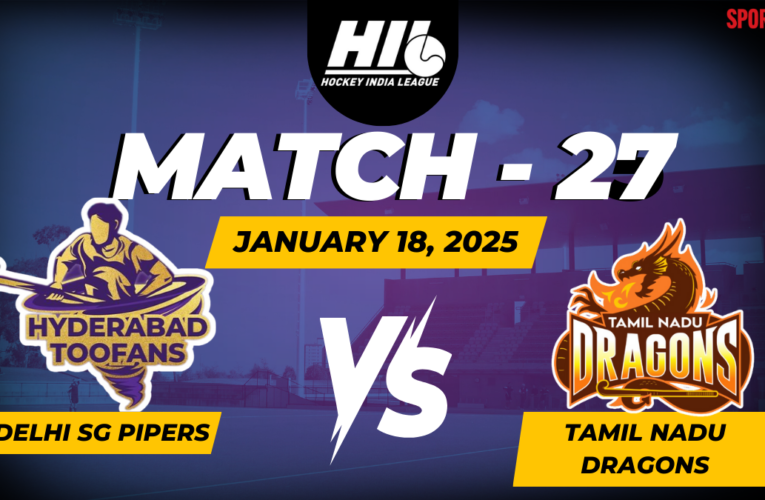 Hyderabad Toofans vs Tamil Nadu Dragons Live Score, HIL 2024-25: Dragons look to continue winning streak vs Toofans; Lineups are out