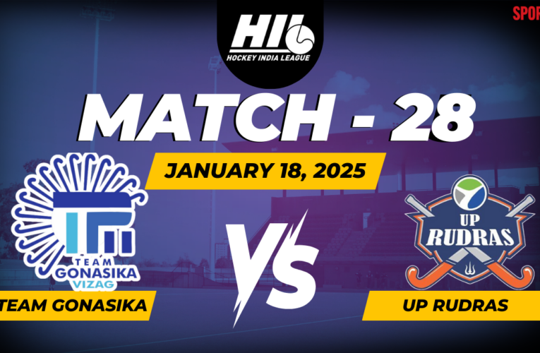 Team Gonasika vs UP Rudras Live Score, HIL 2024-25: Rudras eye return to winning ways, take on Gonasika